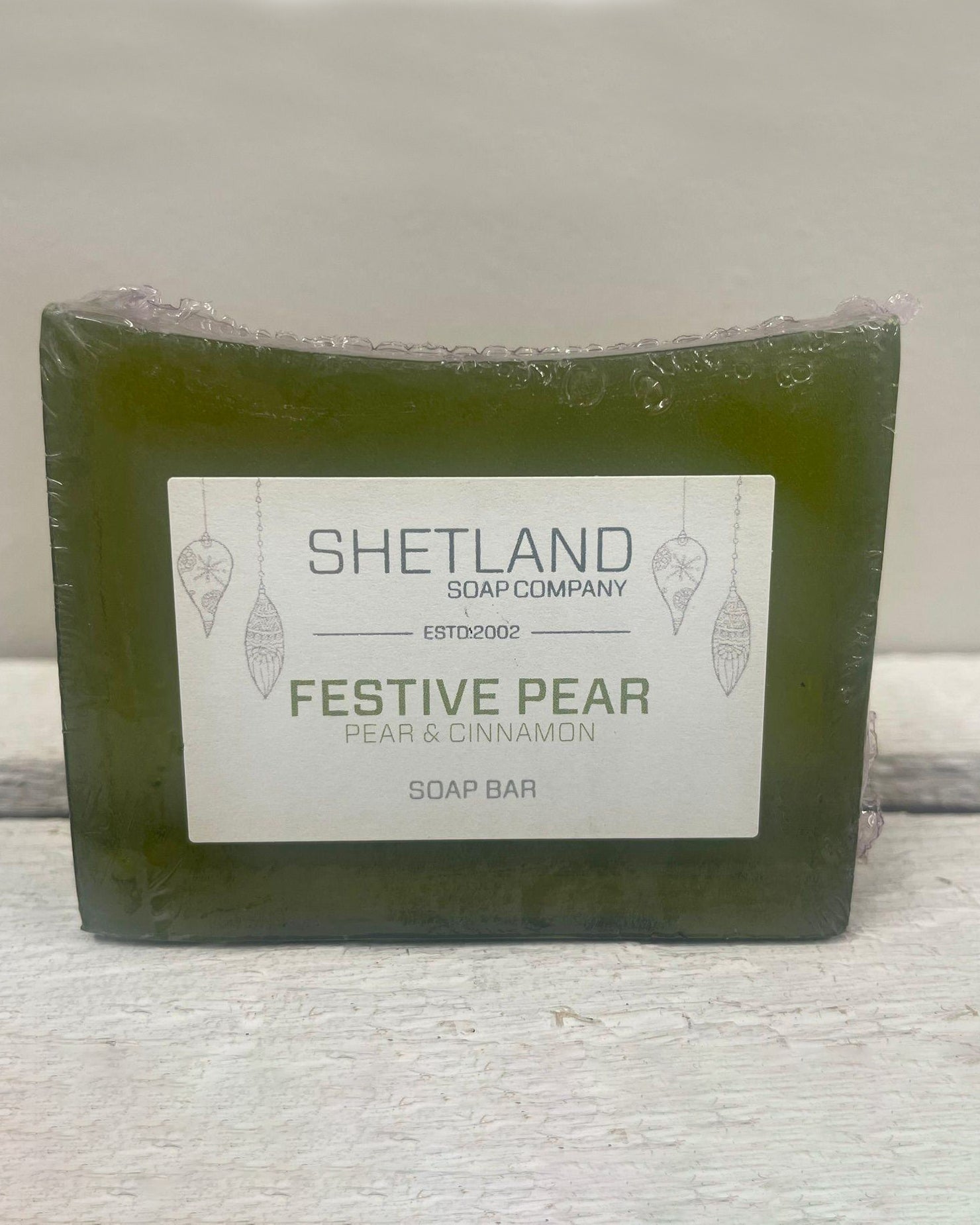 FESTIVE PEAR GLYCERINE SOAP BAR